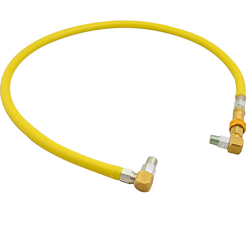 (image for) T&S Brass HG-4C-60S GAS HOSEFLEXCTD. 1/2 X 60 W/90 (3 3/ 4 O